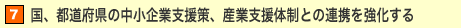 7.���A�s���{���̒�����Ǝx����A�Y�Ǝx���̐��Ƃ̘A�g����������