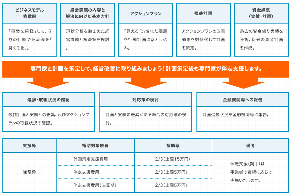 中小企業庁：早期経営改善計画策定支援