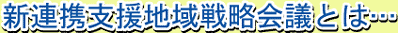 新連携支援地域戦略会議とは・・・