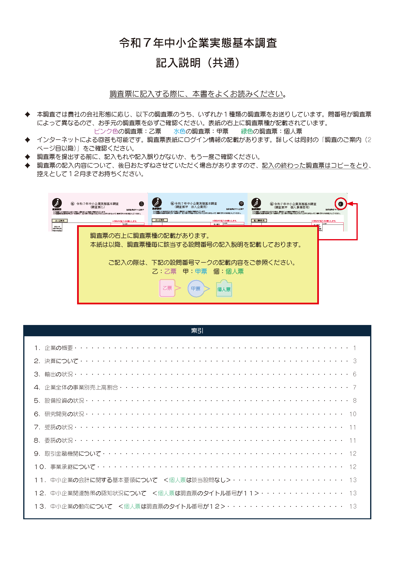 記入説明
