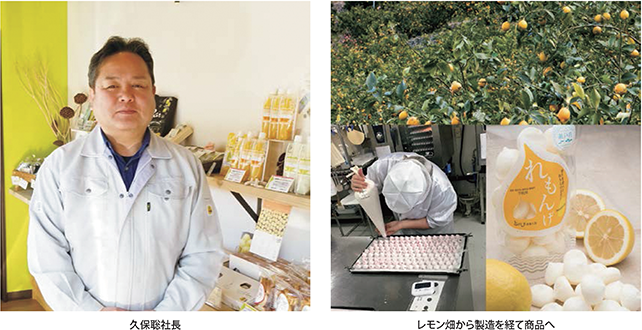 久保聡社長・レモン畑から製造を経て商品へ