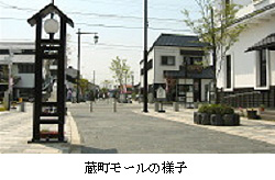 蔵町モールの様子