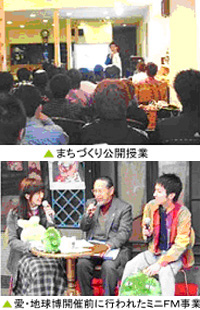 まちづくり公開授業・愛、地球博開催前に行われたミニFM事業